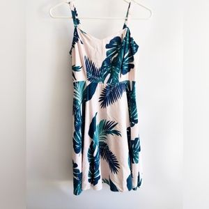 Old Navy Cami summer dress size XS tropical floral